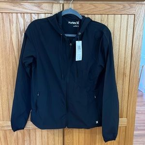 NWT Hurley Outdoor Shell Jacket Black Small
